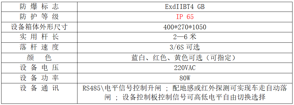 防爆道闸 防爆道闸